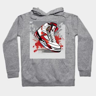 AJ 5 - Street Art - Comic book style Hoodie